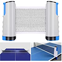 Los mejores  - Tencoz Red de Tenis de Mesa- Red Ajustable de Ping Pong Repuesto Portátil Retráctil Table Tennis Net - Ping Pong Net…
